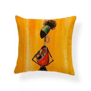 African Print Decorative Throw Pillow Covers
