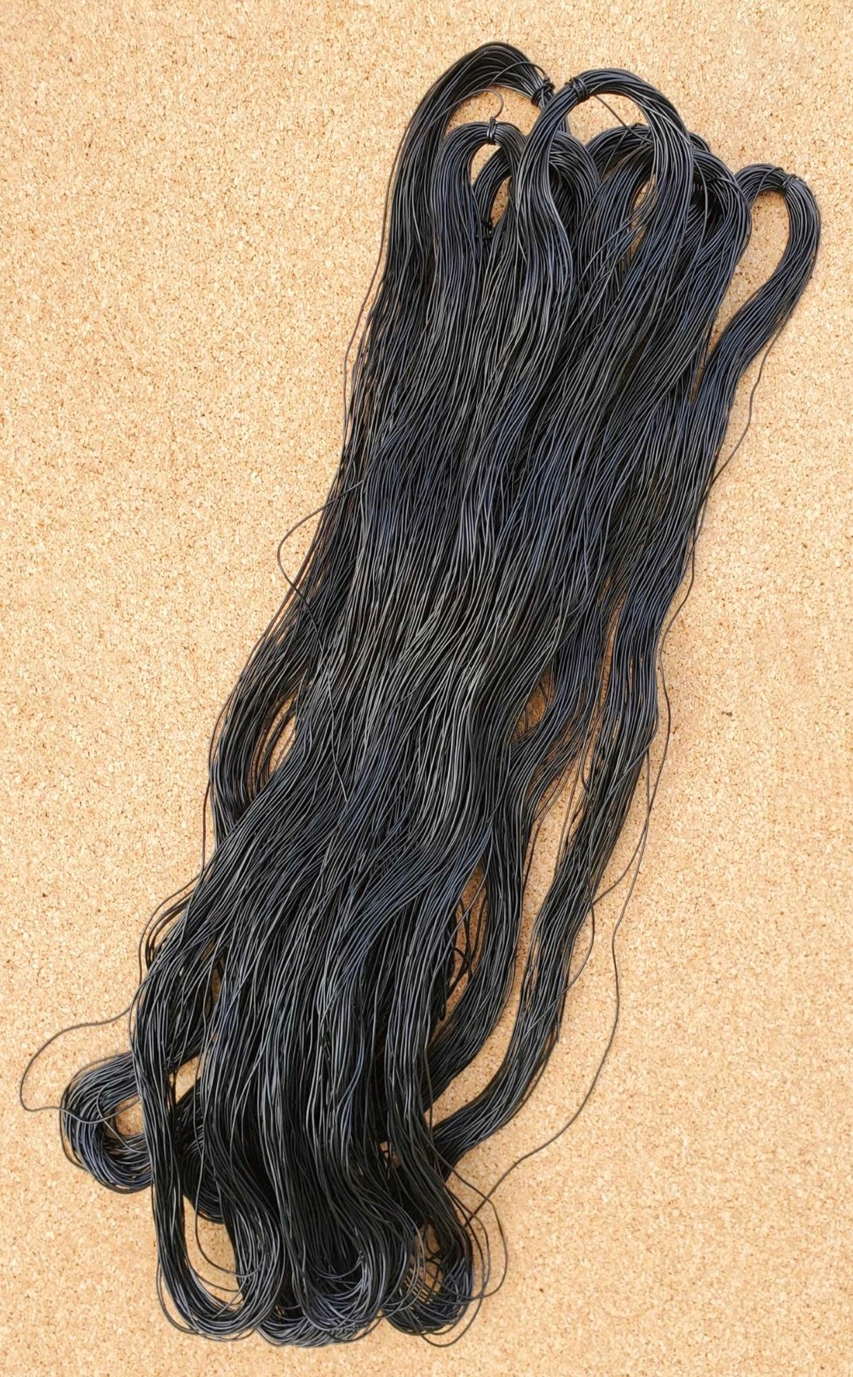 3 New African Rubber Hair Thread For Threading/Stretching Out Natural
